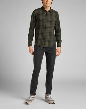LEE LEESURE SHIRT MĘSKA KOSZULA SERPICO GREEN L66NMDOJ 112140558