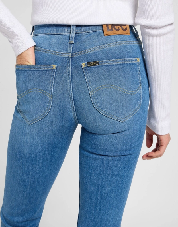 DAMSKIE SPODNIE LEE BREESE DEEP HUM 112370938