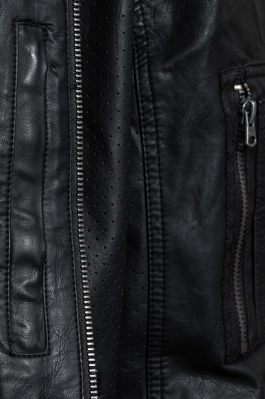 WRANGLER PERFORATED BOMBER BLACK W4645Z601