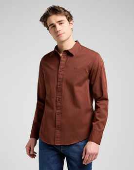 MESKA KOSZULA LEE PATCH SHIRT LUXE BROWN 112370549
