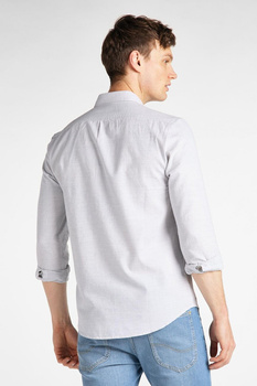 LEE BUTTON DOWN MĘSKA KOSZULA SHARP GREY MELE L880DF03 112123057