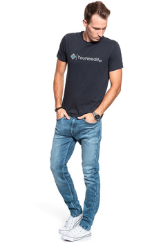 SPODNIE MĘSKIE MUSTANG VEGAS DENIM BLUE 1010091 5000 543