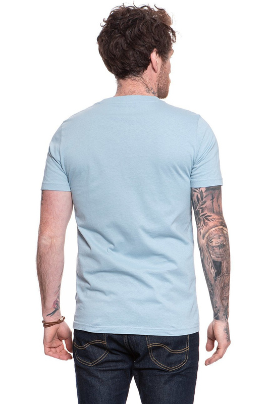 LEE T SHIRT DISTORTED LOGO TEE ASHLEY BLUE L61OFENA 112113980