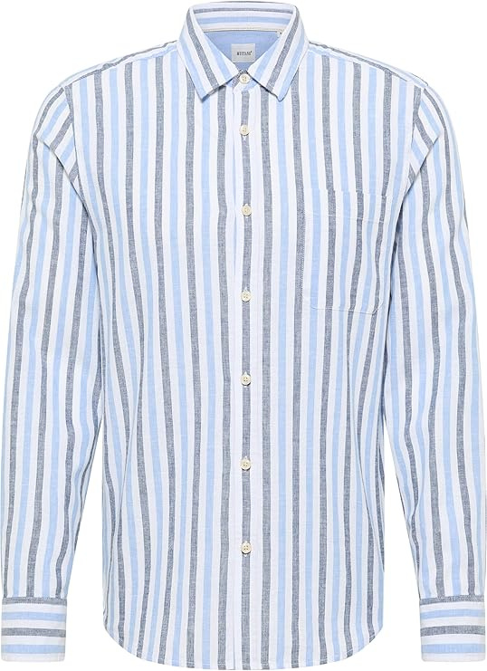 Męska Koszula Mustang Style Rawlins Blue Multi Bold Stripe 1016470 12745