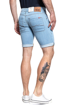SPODENKI MĘSKIE MUSTANG 5 POCKET SHORT DENIM BLUE 1007373 5000 110