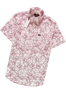 KOSZULA LEE BUTTON DOWN SS FADED RED L886ODLE 112123694