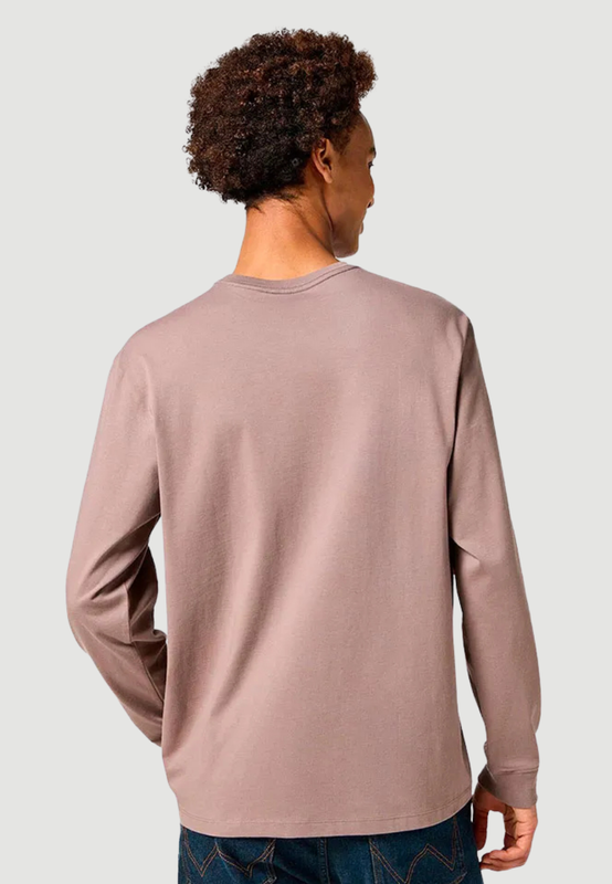 MESKA KOSZULKA WRANGLER LS GRAPHIC TEE IRON 112357313