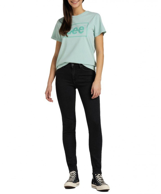 LEE REGULAR GRAPHIC TEE DAMSKI T-SHIRT KOSZULKA SEA GREEN L44PUZUL 112145174