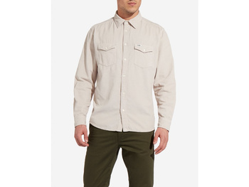 KOSZULA MĘSKA WRANGLER LS 2PKT FLAP SHIRT GLACIER GRAY W5A5TCM01 112130077