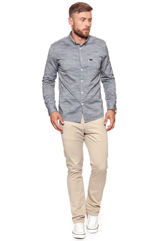 LEE SLIM BUTTON DOWN PITCH BLACK L66XZNEM 112116838