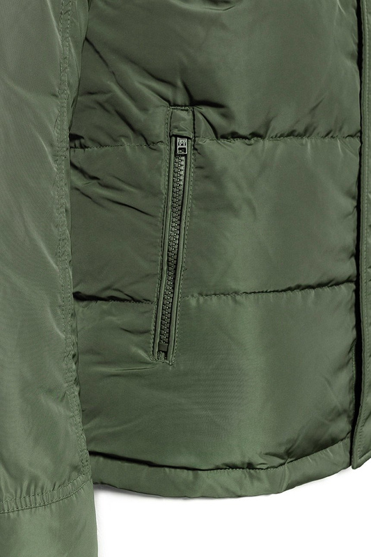 KURTKA ZIMOWA WRANGLER PROTECTOR JACKET DUSTY OLIVE W4727W345 112129019