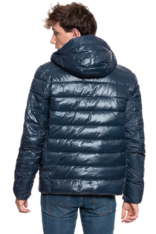 KURTKA ZIMOWA WRANGLER PUFFER JACKET NAVY W4A0XT114 112129059