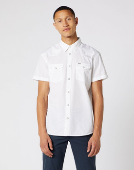 WRANGLER SS WESTERN SHIRT MĘSKA KOSZULA WHITE W5J06S989 112130152