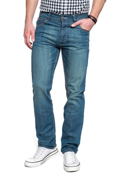 LEE COOPER SPODNIE MĘSKIE GREEN WASH LCJF001