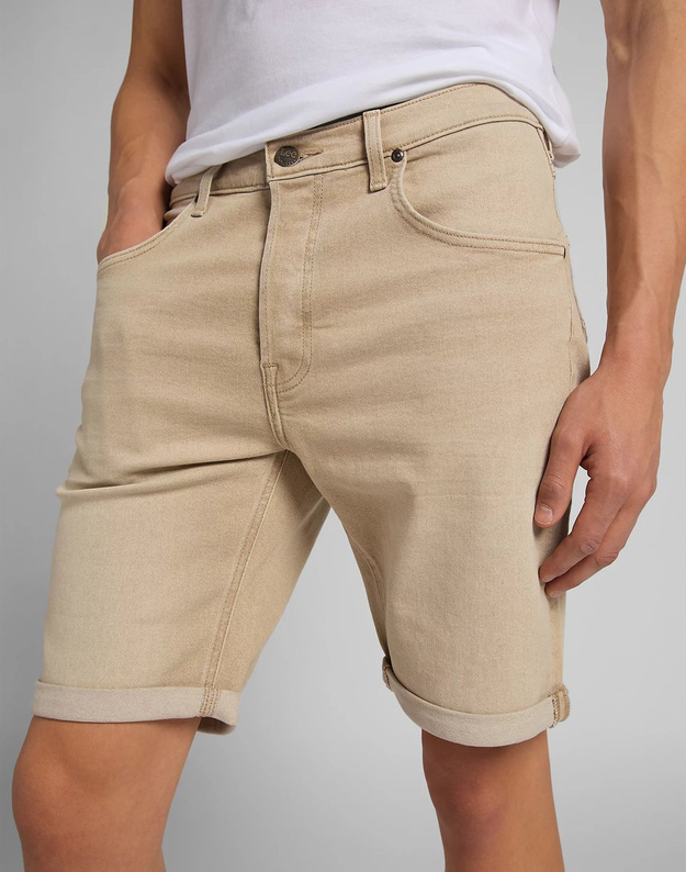 SZORTY MĘSKIE LEE 5 POCKET SHORT FADED BEIGE L73ENRUX 112120496