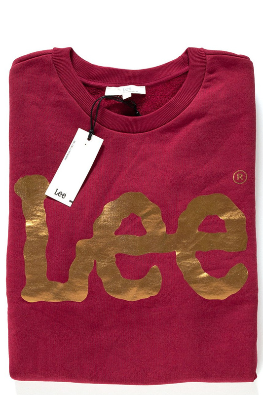 LEE LOGO CREW GLITTER RHUBARB RED L53VJSGB 112112575
