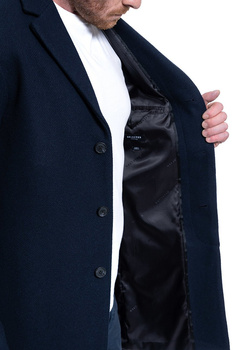 PŁASZCZ MĘSKI SELECTED SLHBROVE WOOL COAT DARK SAPPHIRE 16064354