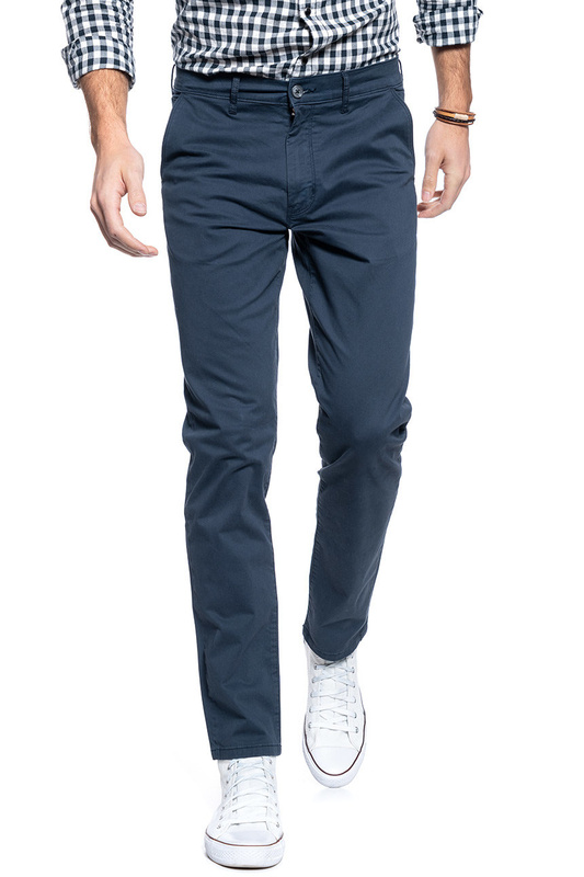 SPODNIE MĘSKIE WRANGLER CHINO NAVY W16LWA114 112127325