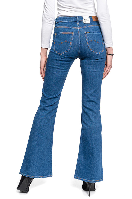 LEE FLARE DAMSKIE SPODNIE JEANSOWE L31NMANS 112107210