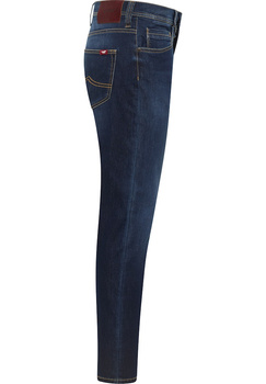 Męskie Spodnie Jeansowe Mustang Style Oregon Slim Denim Blue 1016316 5000 803