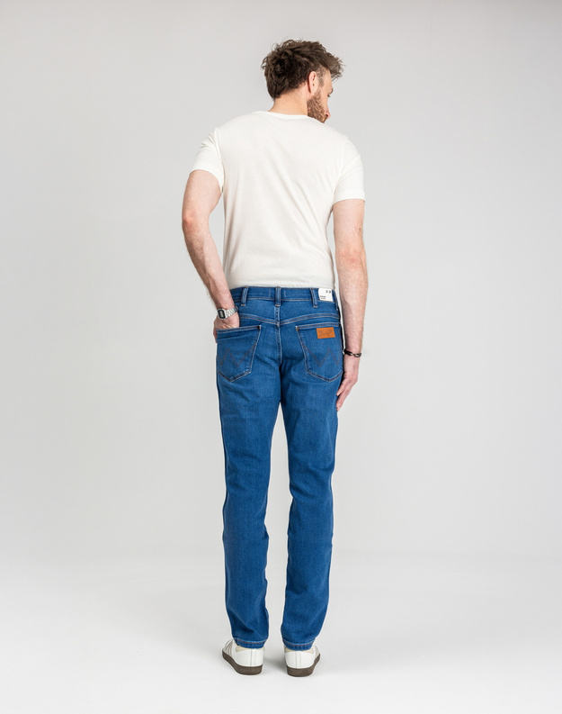 WRANGLER RIVER MĘSKIE SPODNIE JEANSOWE JEANSY DŻINSY RUSTIC W112361300