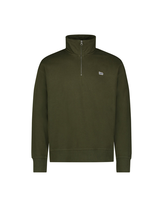 LEE MĘSKA BLUZA HALF ZIP SWS OLIVE NIGHT 112355752 LL99016192