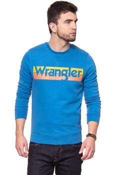 WRANGLER LOGO CREW DEEP WATER W6532HYDF 112130519