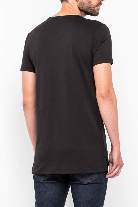 LEE FASHION FIT MĘSKI T-SHIRT KOSZULKA PITCH BLACK L65WEPEM 112116229