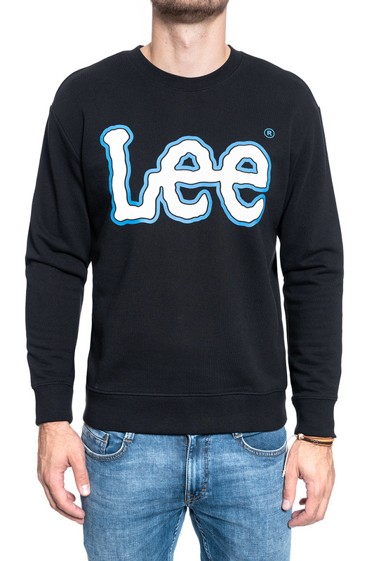 BLUZA LEE LOGO SWS BLACK L82VWO01 112122219