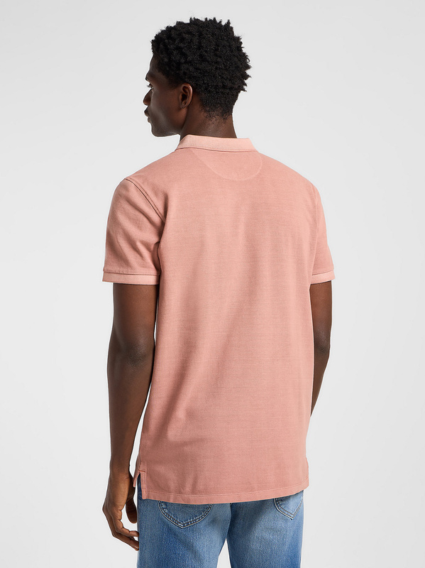 LEE MĘSKA KOSZULKA POLO LEE GARMENT DYE POLO SEPIA 112363861