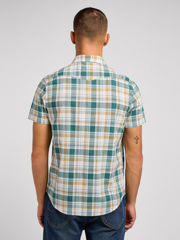 LEE MĘSKA KOSZULA LEE SS WESTERN SHIRT EVERGREEN 112349937