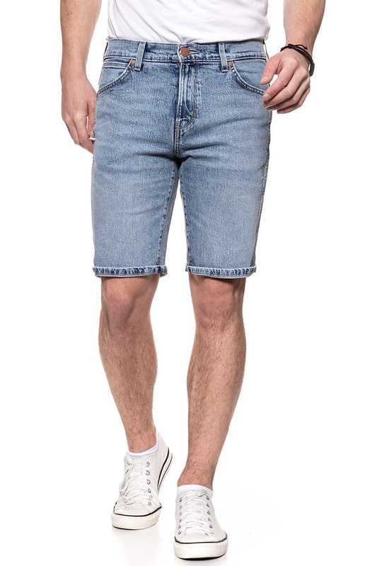 SPODENKI MĘSKIE WRANGLER DENIM SHORT LIGHT MARBLE W14CRE19J 112126621