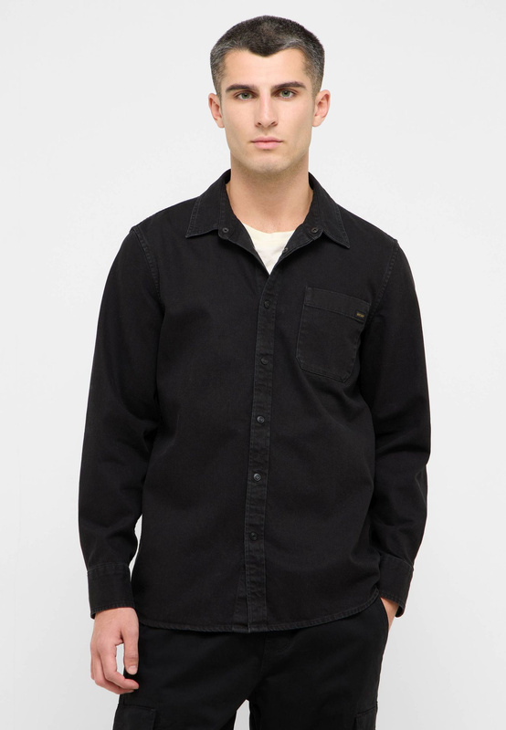 Męska Koszula MUSTANG Iowa Pirate Black 1015913 4088