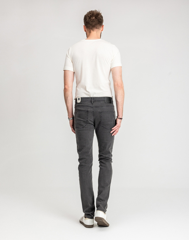 Męskie Spodnie Jeansowe Marcus Sebb 2215 Grey Miner 14-200302