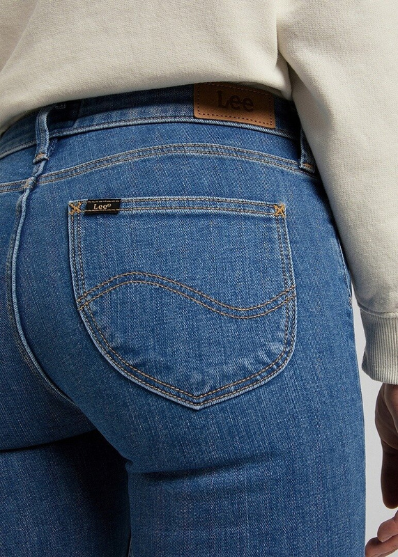 LEE SCARLETT MID DAMSKIE SPODNIE JEANSOWE LEXI L526OPWN 112144091