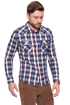 LEE WESTERN SHIRT BRIGHT NAVY L643ZACF