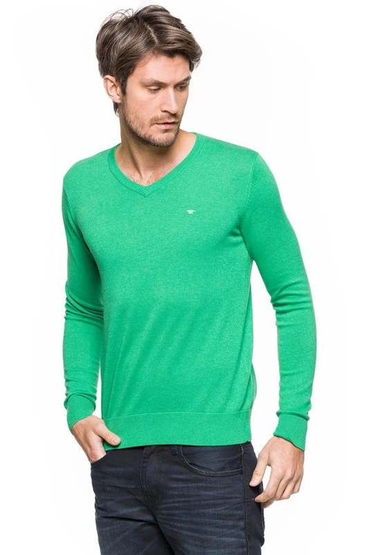 TOM TAILOR BASIC V-NECK SWEATER