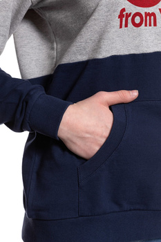 WRANGLER KABEL HOODIE NAVY W604OHY35 112130391