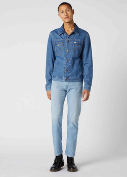 WRANGLER REGULAR JACKET MĘSKA KURTKA JEANSOWA BORA BLUE W443Q318F 112128870
