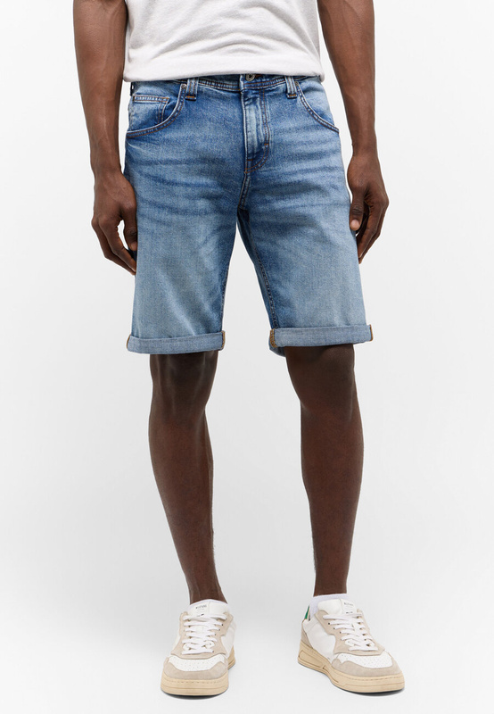 MĘSKIE SZORTY MUSTANG Chicago Shorts Z Denim Blue 1015690 5000 202