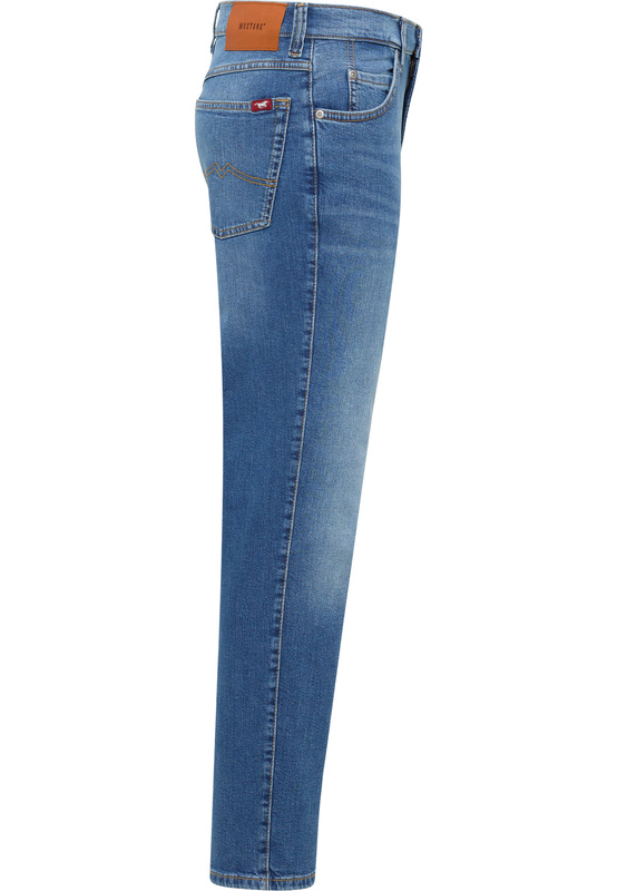 Męskie Spodnie Jeansowe Mustang Style Tramper Straight Denim Blue 1016331 5000 582