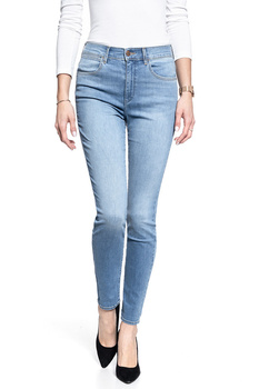 SPODNIE DAMSKIE WRANGLER SKINNY HIGH RISE STAYIN' LIGHT W27HJM96D 112128089