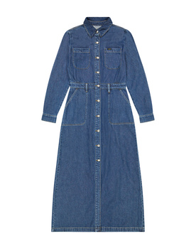 DAMSKA SUKIENKA JEANSOWA LEE MAXI DENIM UTILITY DRESS TIME OF OUR LIFE 112370993