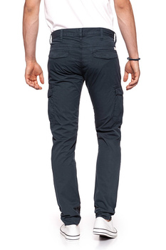 WRANGLER SPODNIE MĘSKIE CARGO PANTS NAVY W15ELL49I