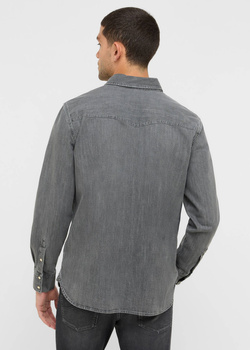 Męska Koszula Mustang Style Duver Denim Black 1016957 4000 300