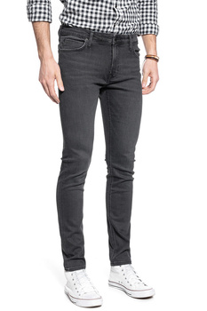 LEE MALONE MĘSKIE SPODNIE JEANSOWE WASHED BLACK L736YGOW 112120305