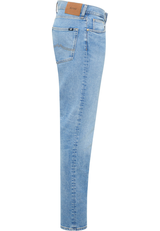 Męskie Spodnie Jeansowe Mustang Style Orlando Slim Denim Blue 1016314 5000 313