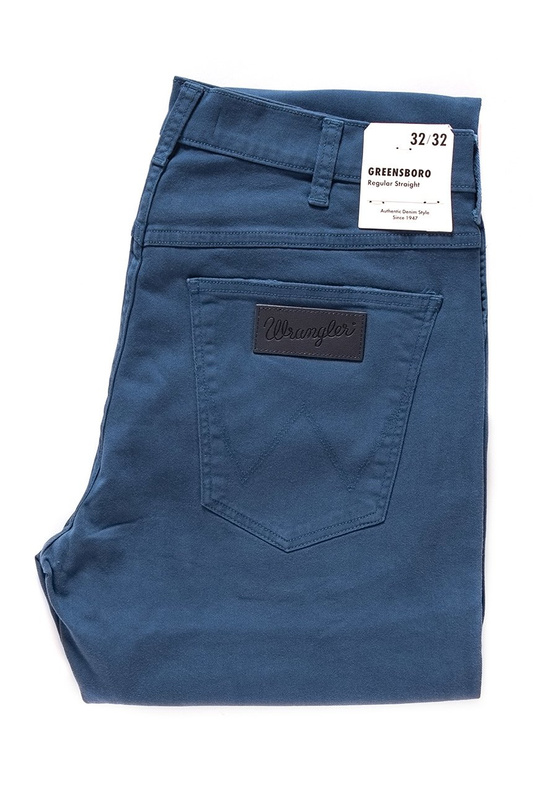 WRANGLER SPODNIE MĘSKIE GREENSBORO BLUE DEPTHS W15QKD337 112126942
