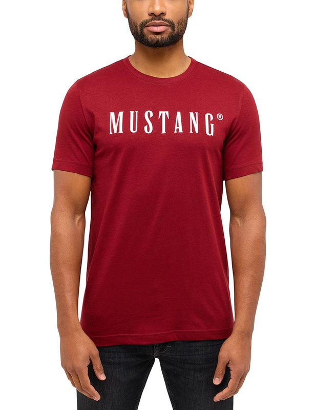 Męski T-Shirt Koszulka MUSTANG Style Austin Syrah 1014695 7187