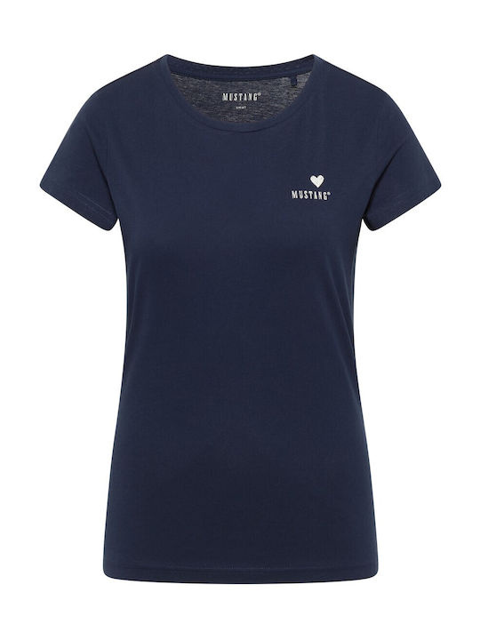 Damski T-Shirt Mustang Style Loa Navy Blazer 1016509 5324